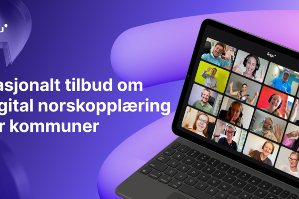 Nasjonalt tilbud om digital norskopplæring for kommuner