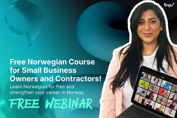 INFORMATIONAL WEBINAR: How to sign up for a Free Norwegian Course for Small Business Owners 