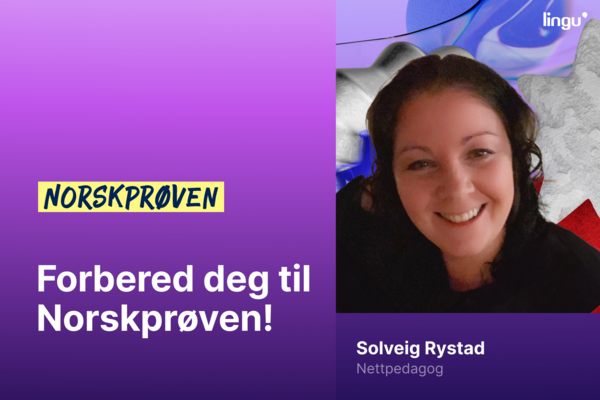 WEBINAR: Forbered deg til Norskprøven!