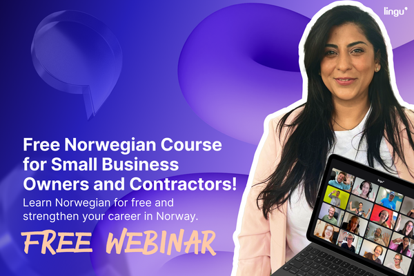 INFORMATIONAL WEBINAR: How to sign up for a Free Norwegian Course for Small Businesses and Contractors