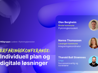 Erfaringskonferanse: Individuell plan og digitale løsninger