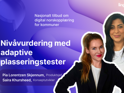 Nivåvurdering med adaptive plasseringstester