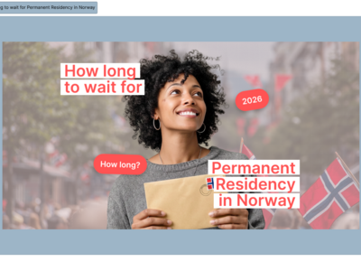 How Long Does It Take to Get Permanent Residency in Norway? (Step-by-Step Timeline)