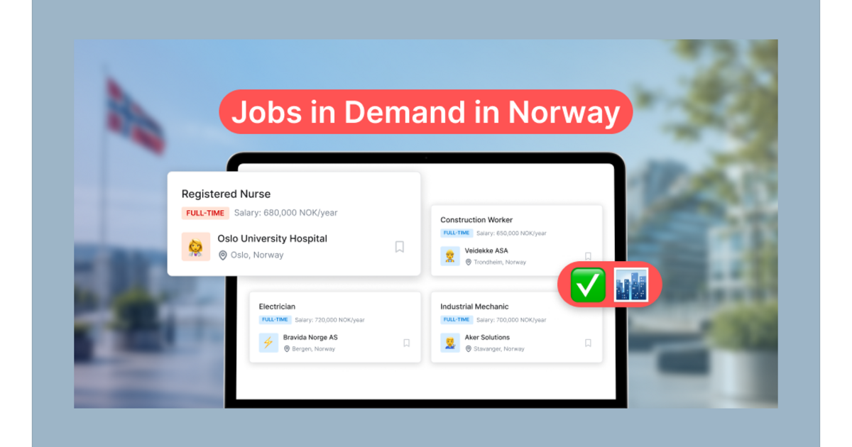 Jobs in Demand in Norway: Occupations with the Best Employment Opportunities
