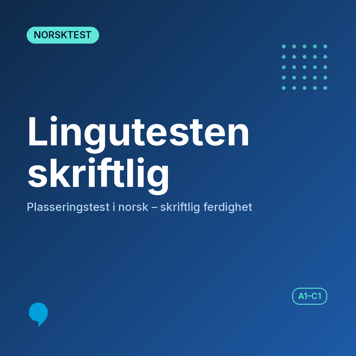 Lingutesten skriftlig