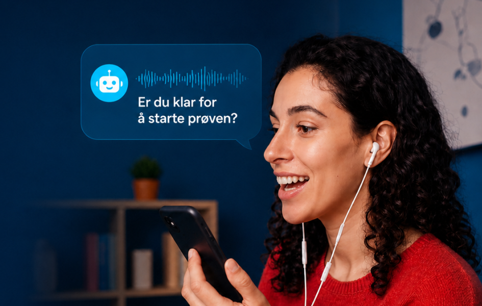 Øv til muntlig norskprøve med KI-veileder